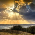 Wolkenstimmung vor Sylt