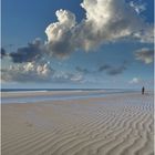 Wolkenstrand auf Texel