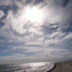 Wolkenstrudel überm Glitzermeer