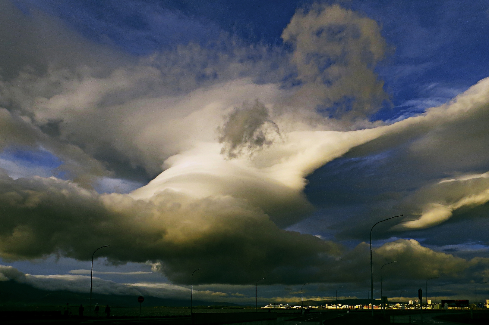 Wolkenstruktur - Reykjavik