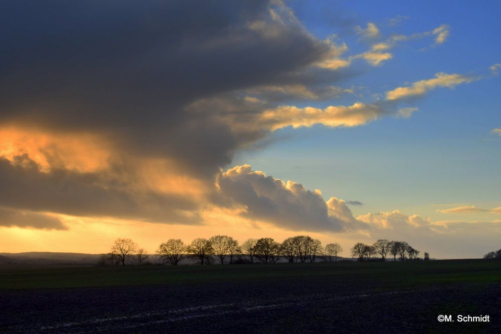 Wolkentürme im November