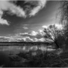 Wolkentürme über der Weser