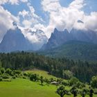 Wolkenumspieltes Schlernmassiv