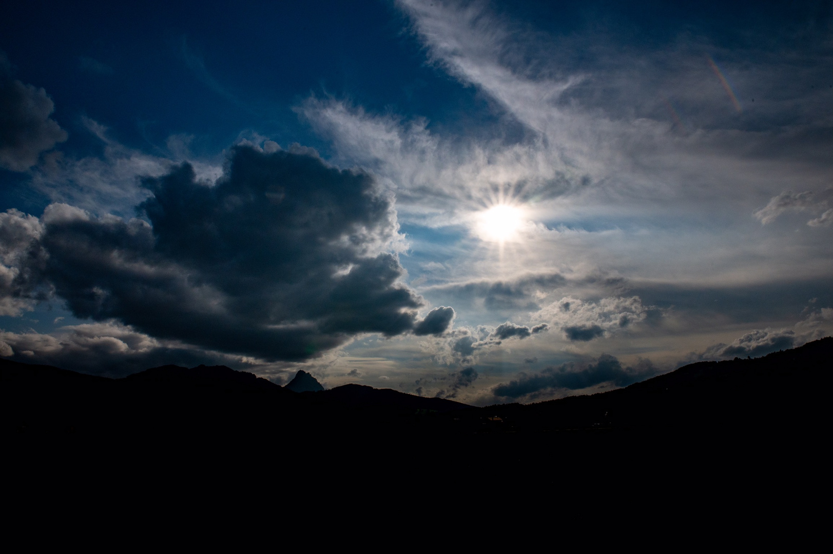 Wolken…und ein Gewitter 