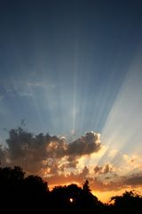 Wolkenuntergang