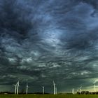 Wolkenverhangene Nordseeküste