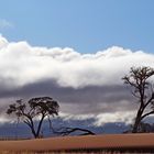 Wolkenverhangener Morgen im Süden von Namibia