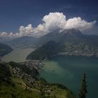 Wolkenverhangener Pilatus