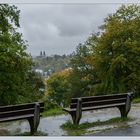 Wolkenverhangener Regenblick