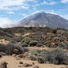 Wolkenverhangener Teide