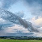 Wolkenwalze mit eingelagerten Turbulenzstrukturen