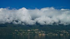 Wolkenwand am Lago di Como