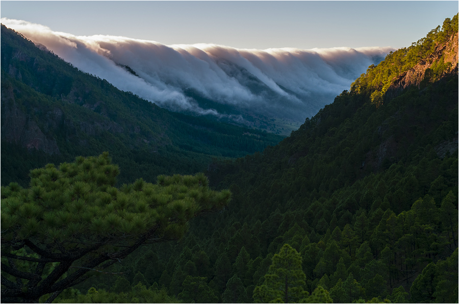 Wolkenwasserfall