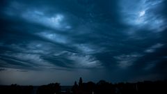 Wolkenwellen am Bodensee