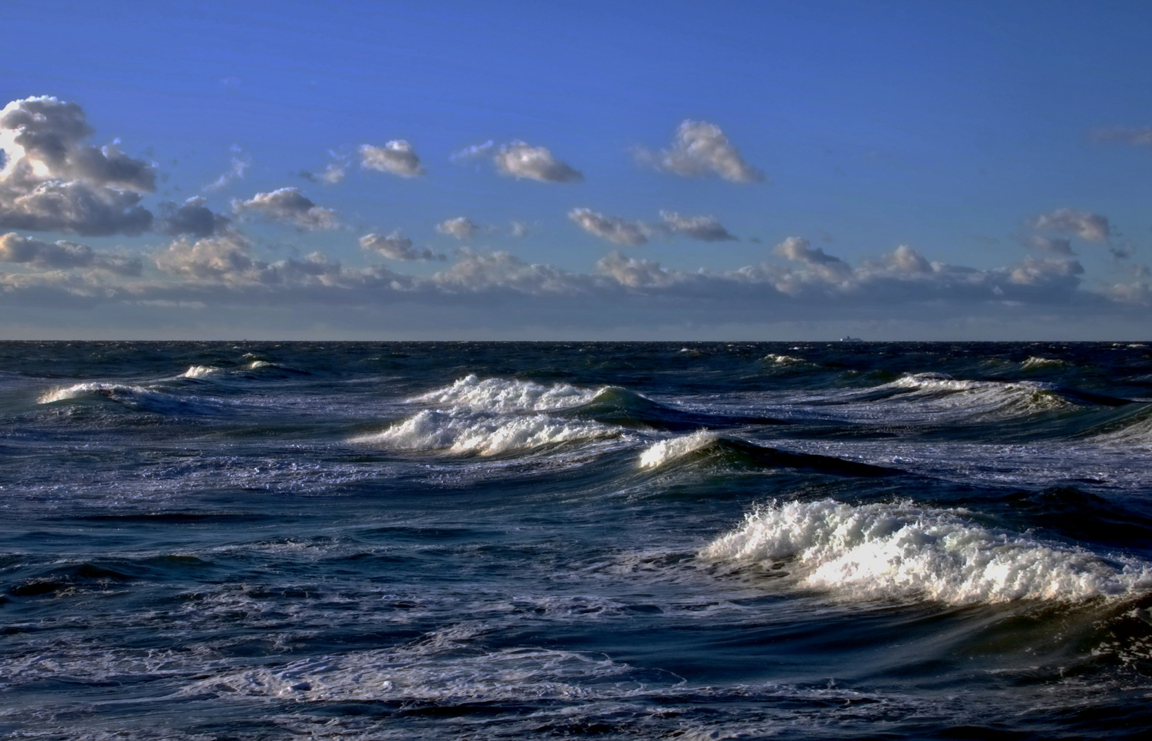 Wolken,Wind und Wellen