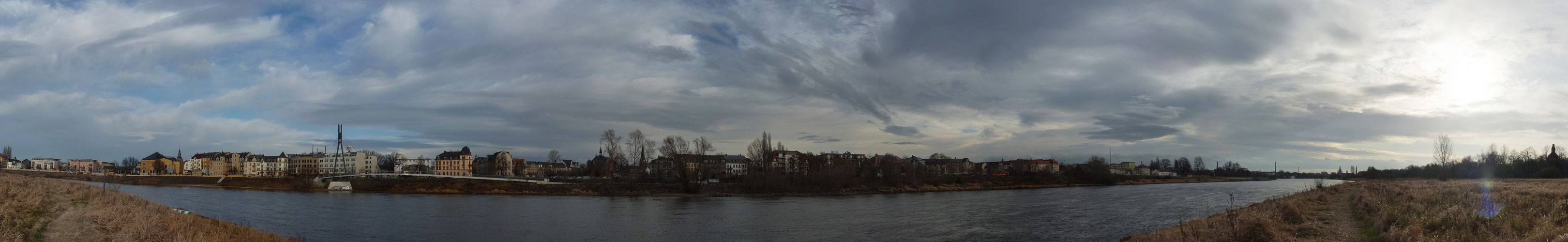 Wolkenwirbel über Dresden-Pieschen