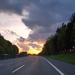 Wolkenzauber auf der Autobahn 2...