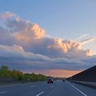 Wolkenzauber auf der Autobahn....