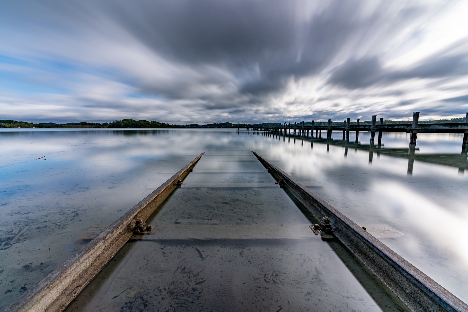 Wolkenzieher über dem See - mit Tutorial Video