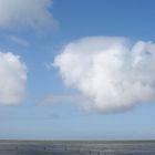 Wolkenzug im Küstenfrühling