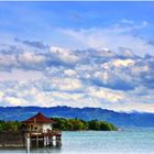 Wolkig am Bodensee ...blau in blau