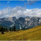 Wolkiger Blick auf den Rosengarten