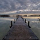 Wolkiger Sonnenaufgang am Wörthsee