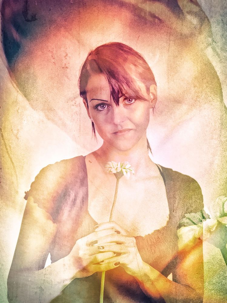 wollen blumen kaufen Foto & Bild | portrait, portrait frauen