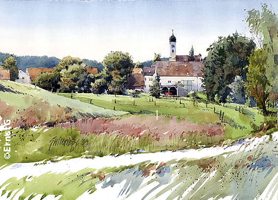 Wollomoos (Aquarell - OD)