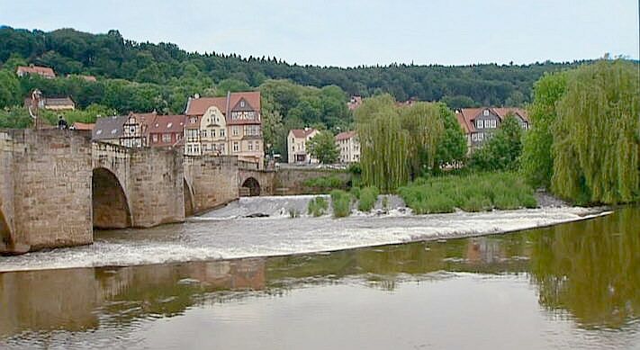 wolly an der Weser . Hann Münden