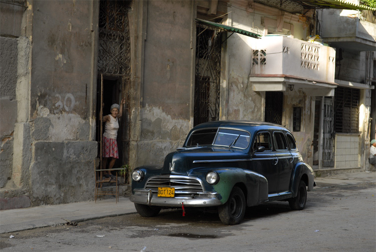 Woman and Car