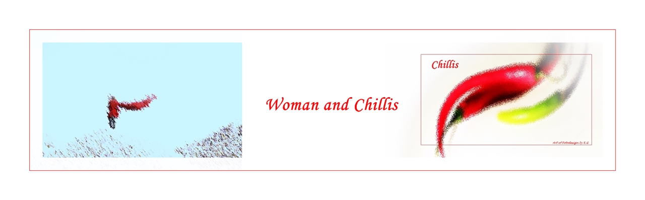 woman and chillis