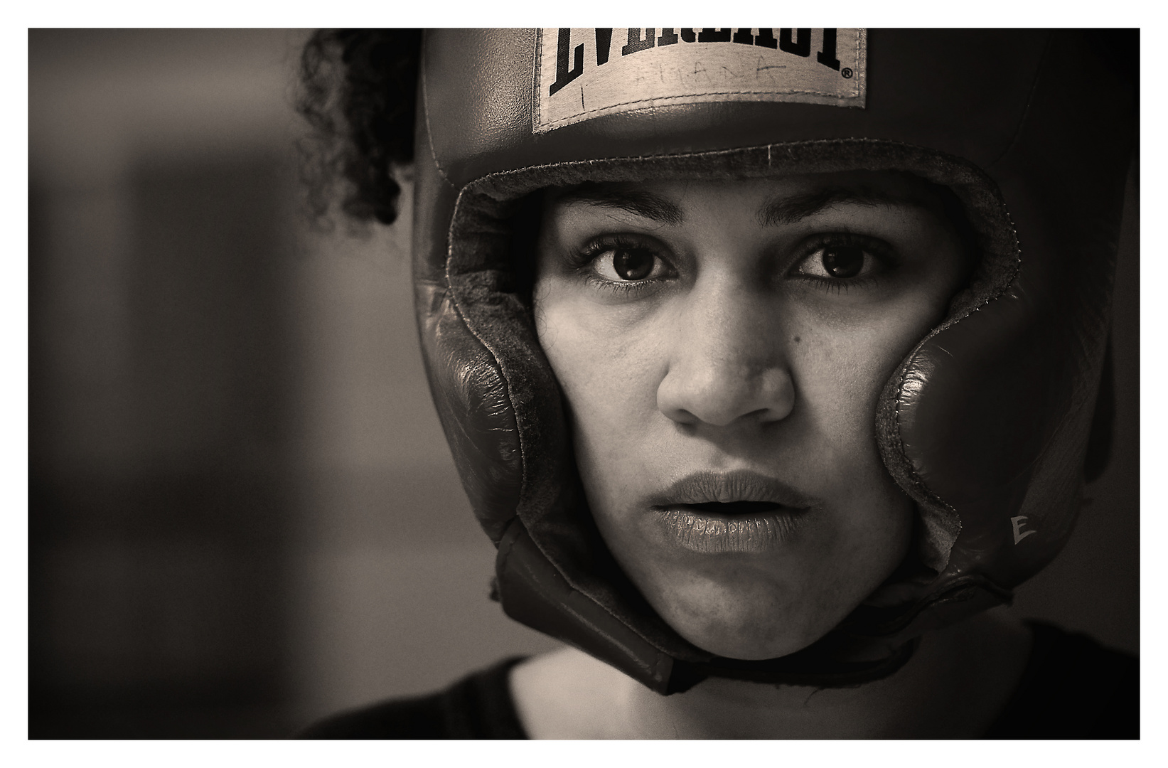 Woman Boxing