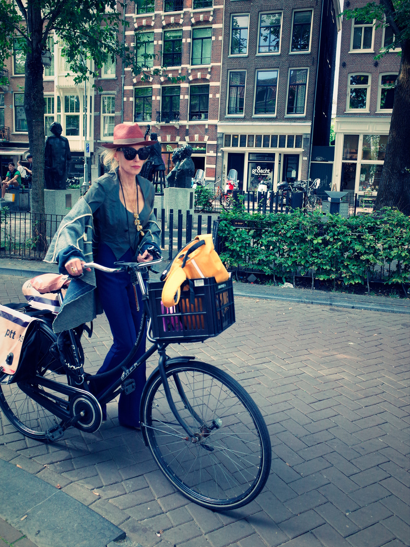 Woman in Amsterdam