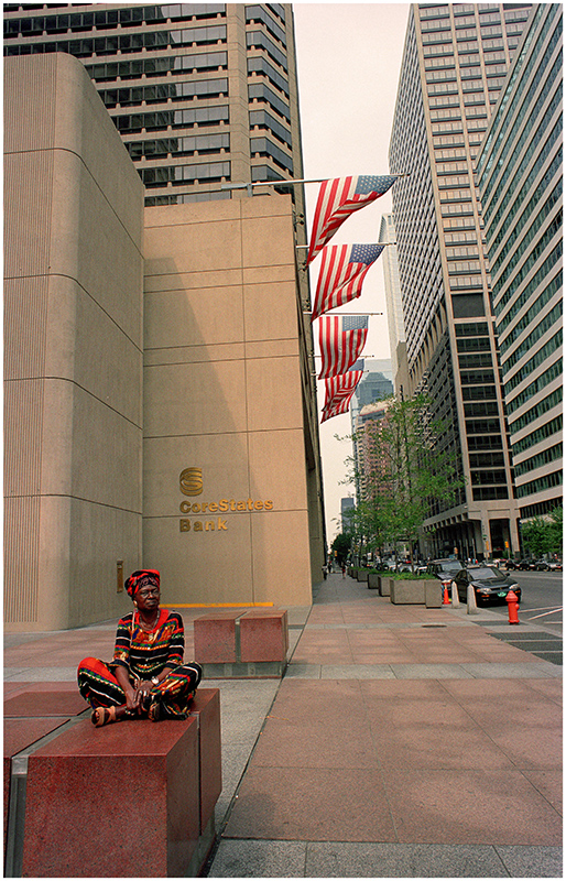 Woman in Philadelphia