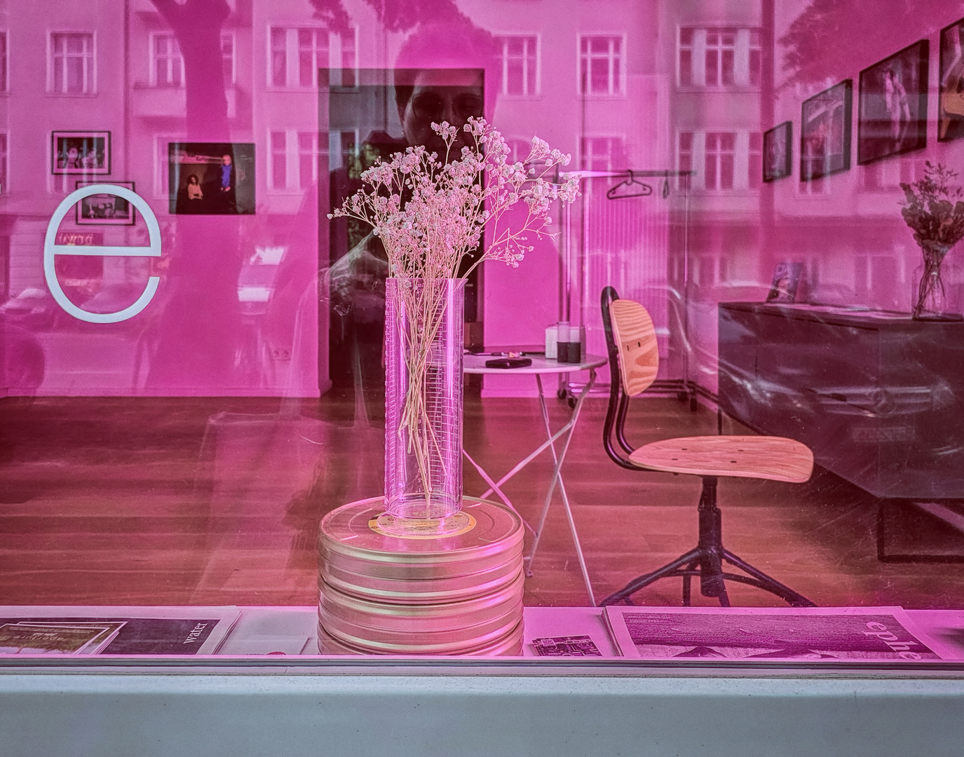 Woman in pink