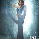 Woman in rain