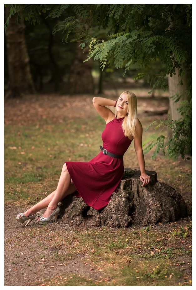 Woman in Red