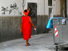 Woman in Red