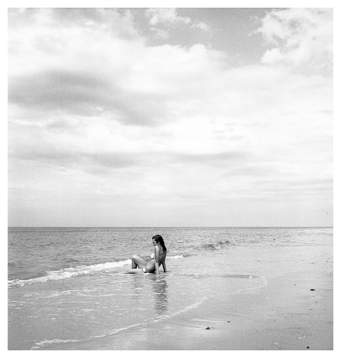 woman in sea