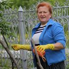 Woman in the garden