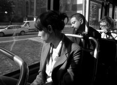 woman in tram (ii)