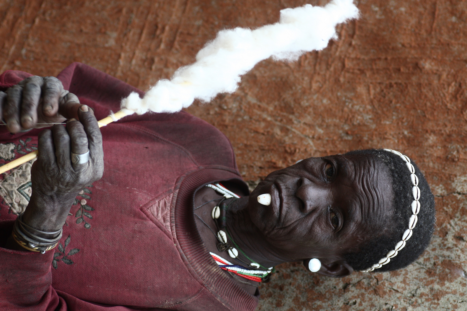 woman of the Tamberma-tribe in Togo