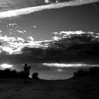 Woman on the sand...