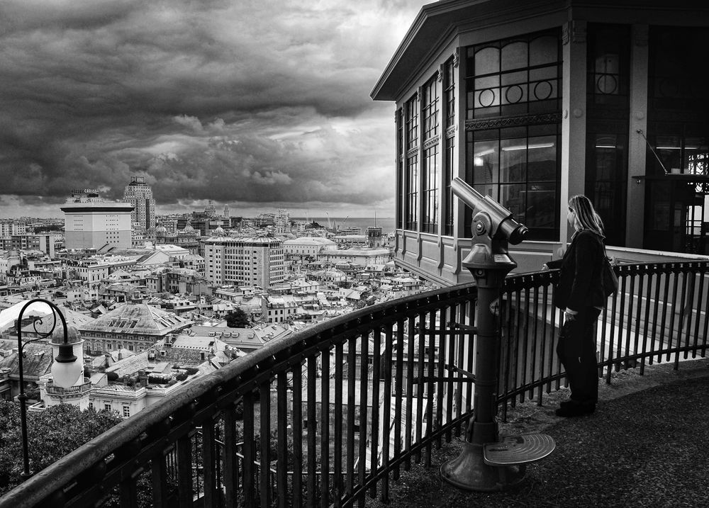 Woman with an overview