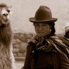 Woman with child in Cuzco