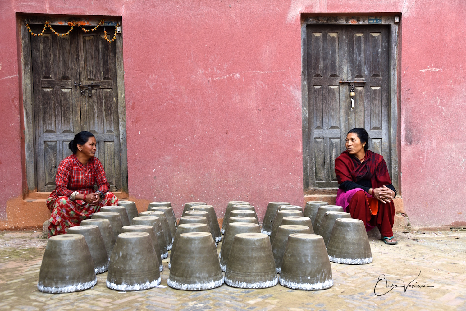 "Women and pottery" Bhaktapur Nepal