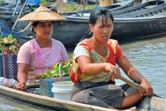 Women on the way to a festival in Thar Lay