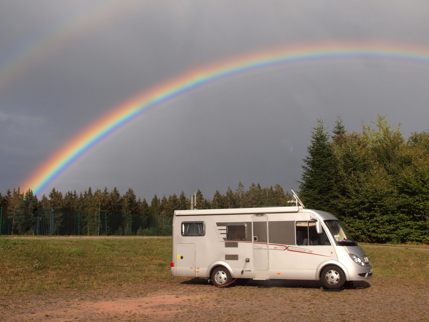 Womo unterm Regenbogen