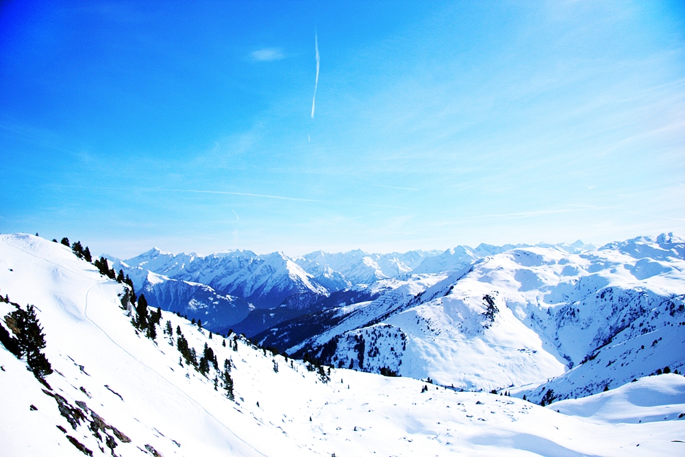 wonderful snow landscape